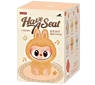 Labub, The Monsters Have A Seat Vinyl Plush Blind Box, 8x7x15 cm, Collectible Character Keychain